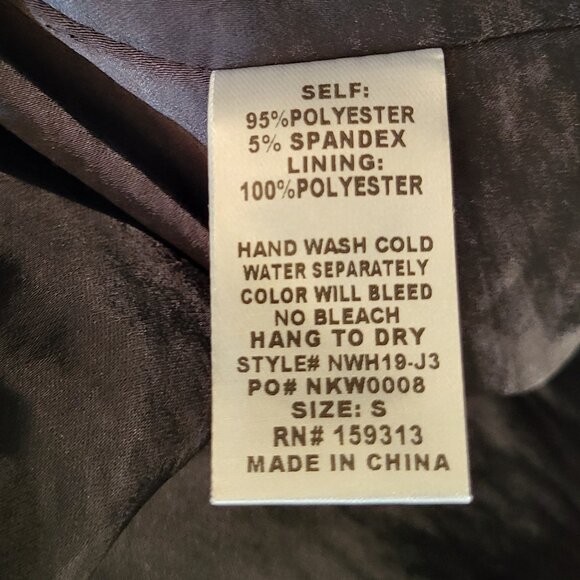 Naked Wardrobe Cropped Tuxedo Rhinestone Trim Jacket - Picture 6 of 8